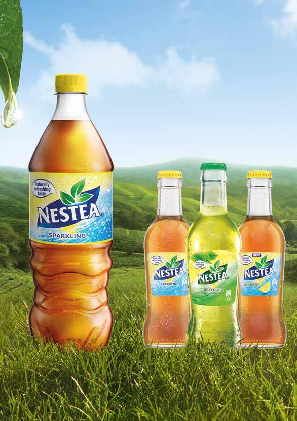 Aanbieding 2017 Beverage Partners Worldwide (Europe) S.A. NESTEA is a registered trademark of Société des Produits Nestlé S.A. Gratis tray Nestea Sparkling 6 x 100 cl bij afname van 3 trays Nestea Sparkling, Lemon en Green Tea Citrus Krat 24 x 20 cl 14.