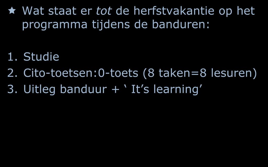 de banduren: 1. Studie 2.