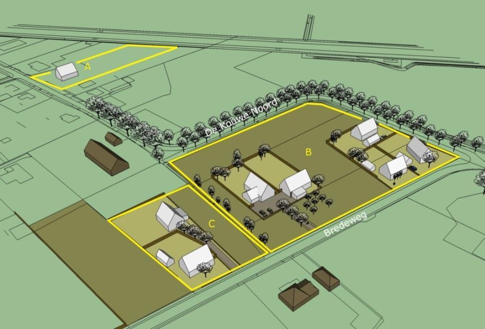 Inrichtingsplan De Kouwe Noord Geffen Een deel van het plangebied behoudt het bestaande agrarische karakter.