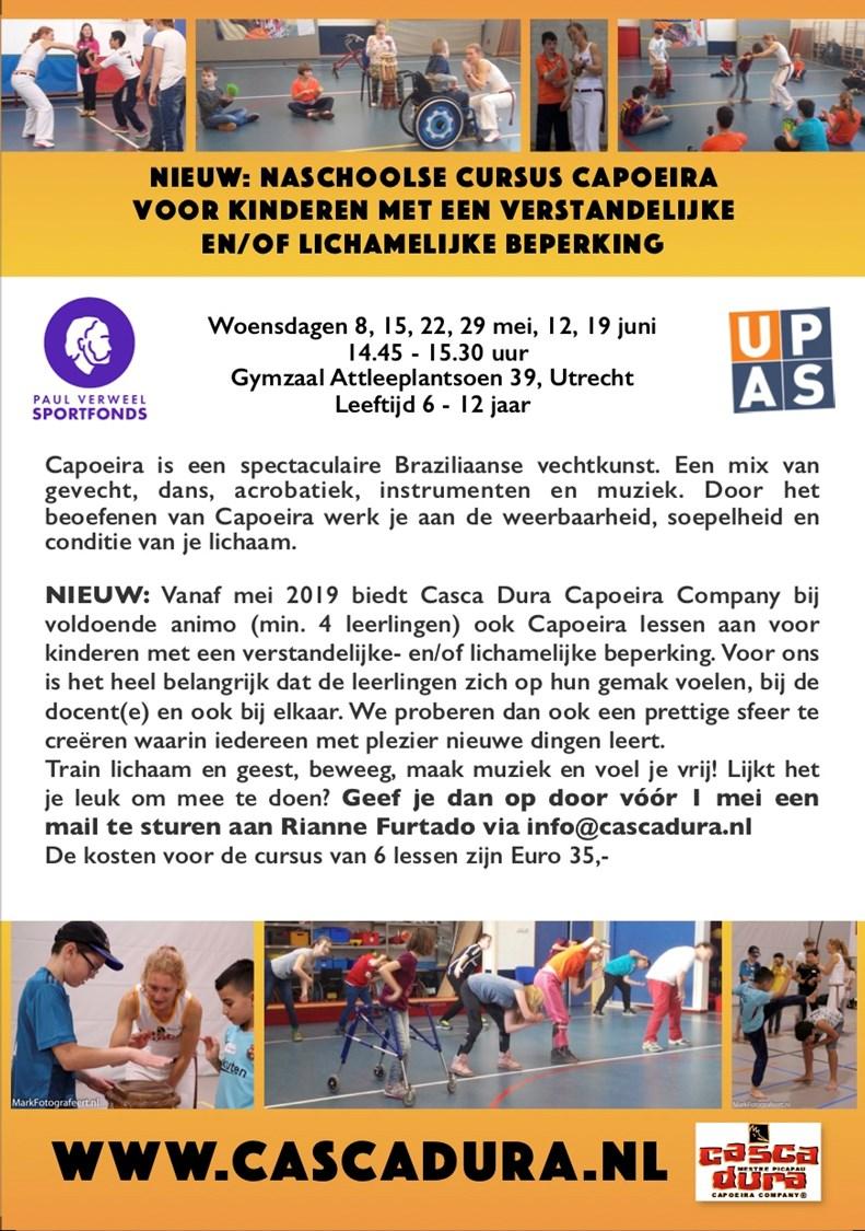 Naschools sportaanbod op Rafael Capoeira Na de meivakantie start er een super leuk sportaanbod bij ons in school aan het Attleeplantsoen 39.