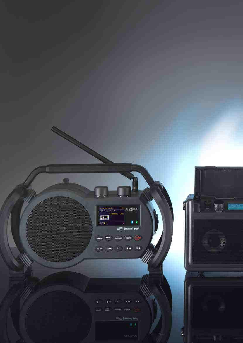 Shirudo Shokunin Netbox WiFi Internet Radio DAB+ Digitale Radio FM radio met RDS zenderinformatie 3 x 40 3 x 40 3 x 30 Bluetooth 4.