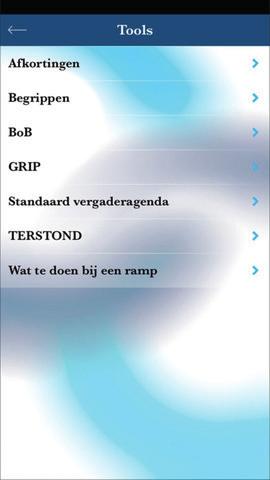 In deze app vind je alles wat je nodig hebt om optimaal te kunnen functioneren tijdens een ramp of crisis.