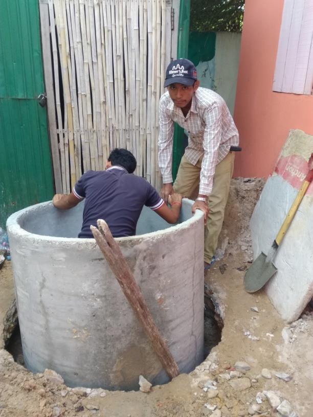 Werk aan het vergroten van de capaciteit van het waterafvoersysteem 3.