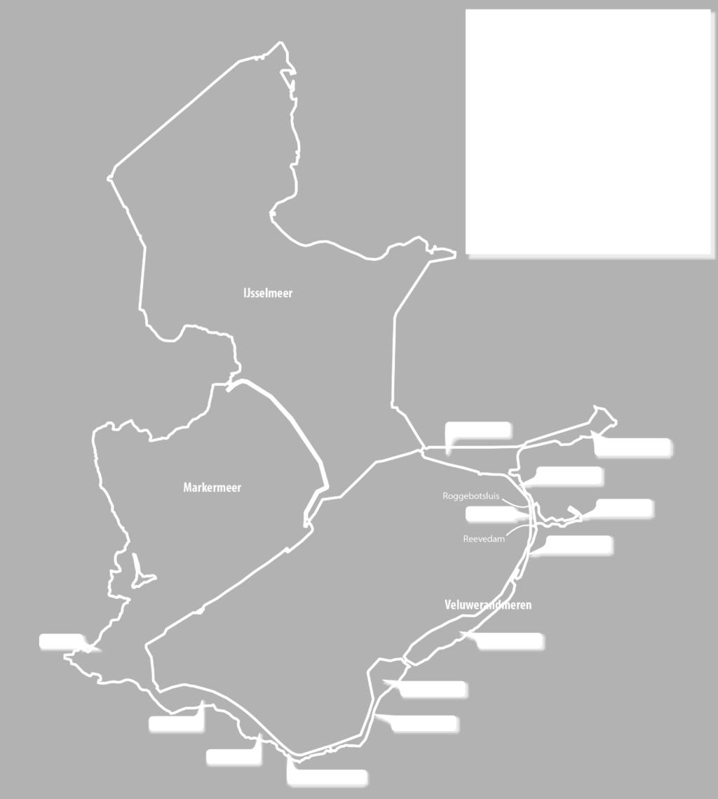 Het IJsselmeergebied is onderverdeeld in drie hydrologische compartimenten: IJsselmeer (inclusief Ketelmeer, Vossemeer, Zwarte Meer en toekomstig