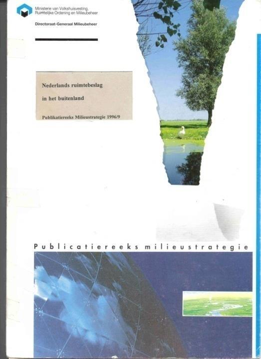 1996 Nederlands ruimtebeslag in het buitenland, ministerie van VROM: ( incl.