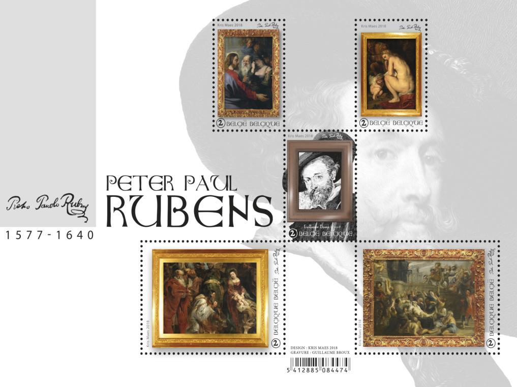 4765 / 4769 - Rubens - Blok 262 (2w= 1,48) Opm: De hierboven vermelde prijs is wat er in Philanews Nr. 1 / staat. De prijzen zijn echter veranderd op 1/3/18.