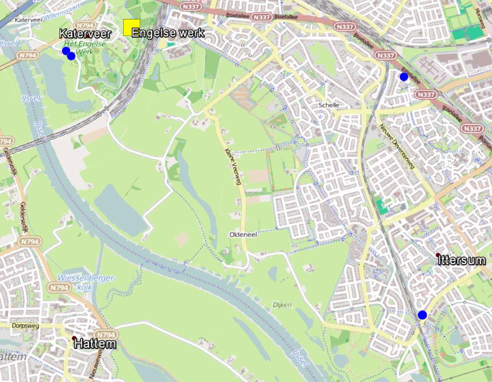 Conclusie De haalbaarheid van het afleiden van een stationair verlagingsbeeld met tijdreeksanalyse vanaf 1960 is laag, aangezien daar slechts vier grondwaterstandreeksen voor beschikbaar zijn,