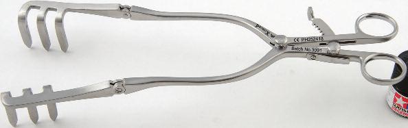 JACKSON LAMINECTOMY RETRACTOR 3 INTO 3 TEETH JACKSON BURROWS RETRACTOR 131