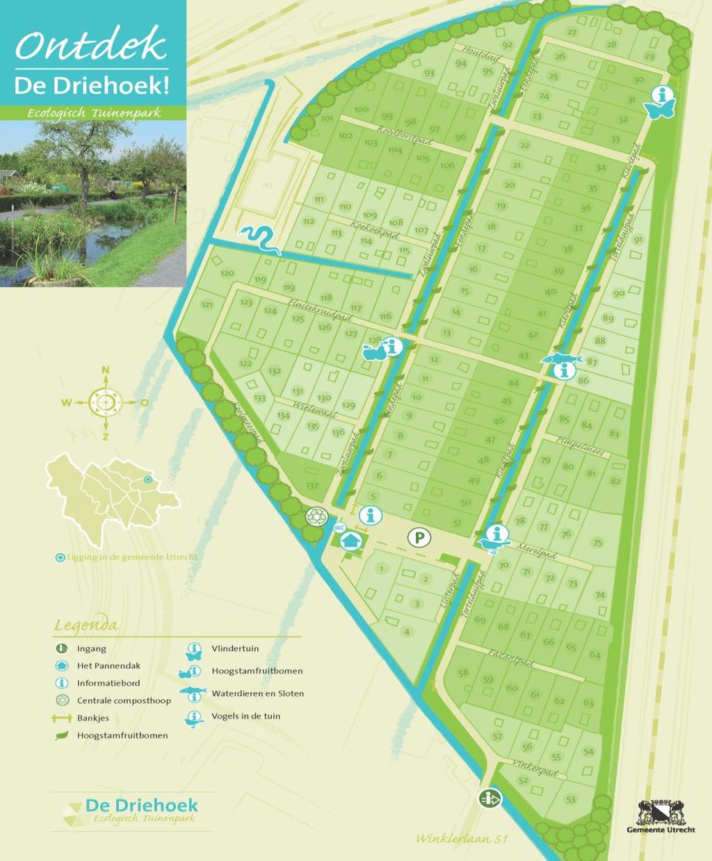 De commissie Natuurlijk Tuinieren heeft een beheerplan opgesteld voor een meer natuurlijk beheer van De Driehoek. Zie (http://www.driehoektuin.