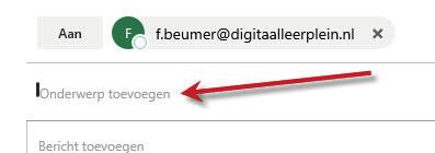 Een nieuwe e-mail maken Een e-mail aan iemand sturen is eigenlijk hetzelfde als een brief versturen, alleen is een e-mail digitaal.