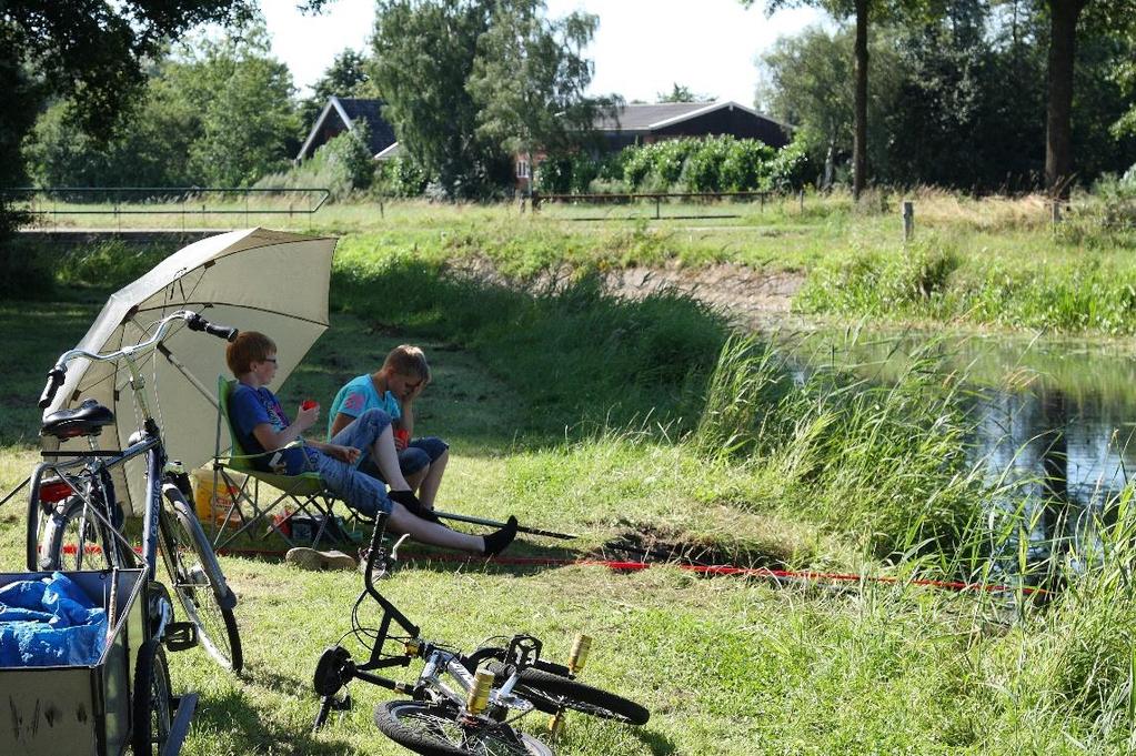 - Huidige situatie visserij, visserijbeheer en visstand - Er zijn tussen het waterschap en de federaties principeafspraken gemaakt over het sportvisserijvriendelijk beheer van oevers.