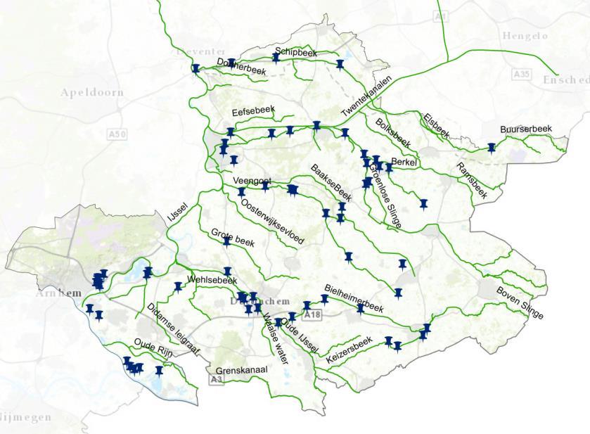 Op de vraag Zijn er wateren waar je niet meer of minder vist vanwege de waterplanten?