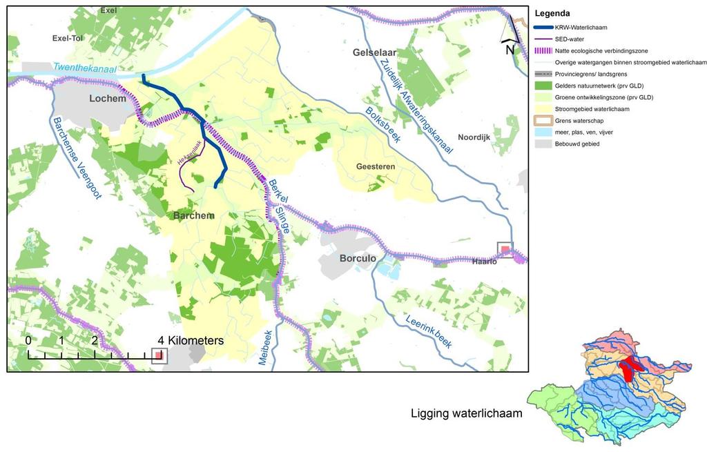 Grote Waterleiding Basisgegevens Nr. waterlichaam NL07_0023_1 Gebied WRIJ: Berkel Gemeente: Lochem, Berkelland Provincie: Gelderland Lengte: 4,9 km. Omvang: 4032 ha.