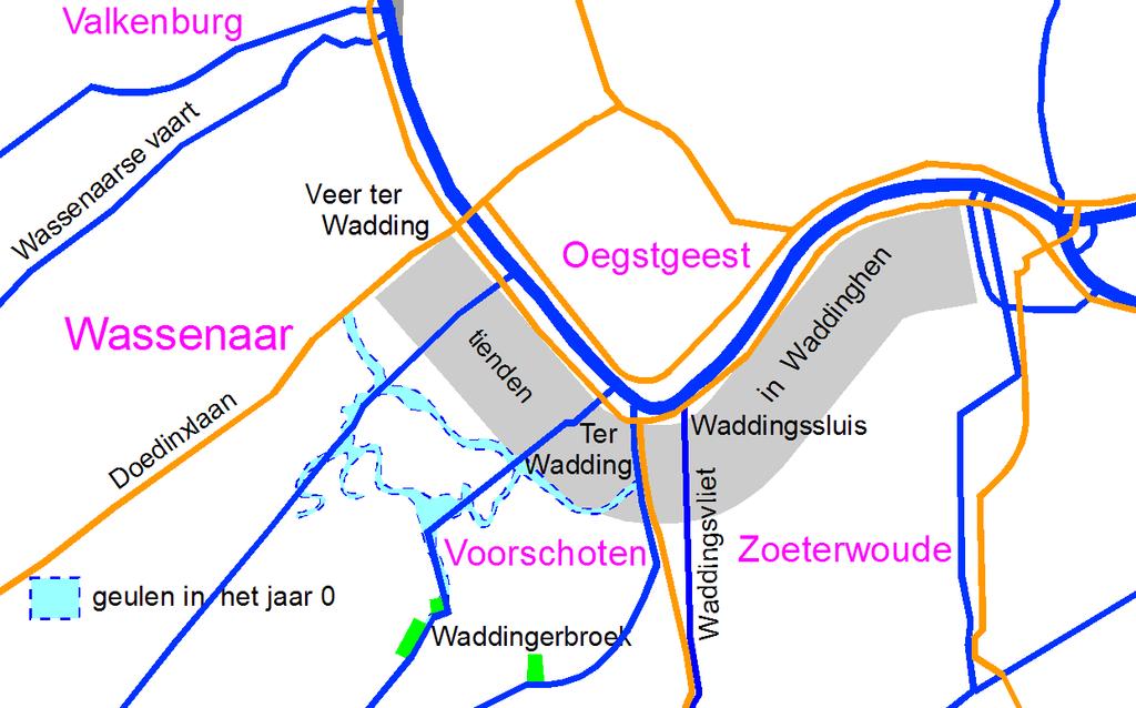 clusters van landerijen die echter beide groter zijn dan 3 morgen. 147-1392: Woning Zonneveld in Valkenburg bij de Wadding (S442). - 1404: 1,5 hond land buiten Leiden bij Waddinghe in Voorschoten.
