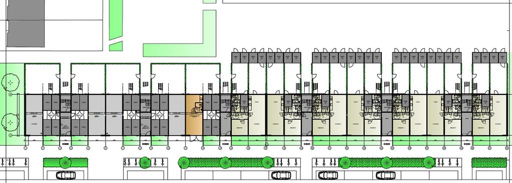 Voorlopig ontwerp (variant 1) Ruimte voor gezamenlijk groen basisplan Ruimte voor