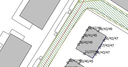 3 Geluidsbelasting ten gevolge van de N210 aan de gevels van de woning langs de Maria Montessoristraat De maximale geluidsbelasting ten gevolge van het verkeer op de N210 aan de gevels van de 8