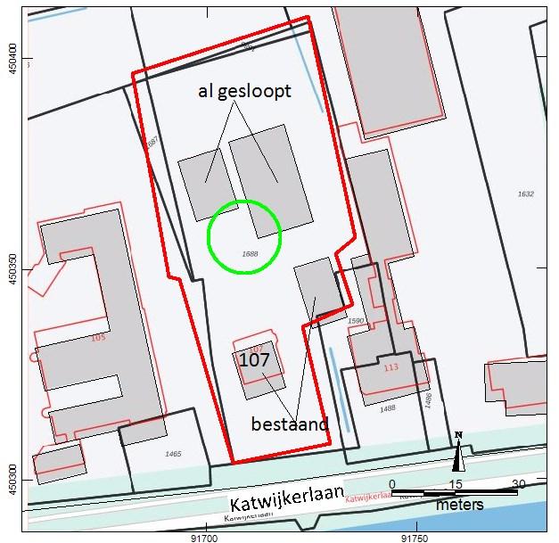 2 Voorziene ontwikkeling Binnen het plangebied is de nieuwbouw voorzien van een woning, die in zijn geheel