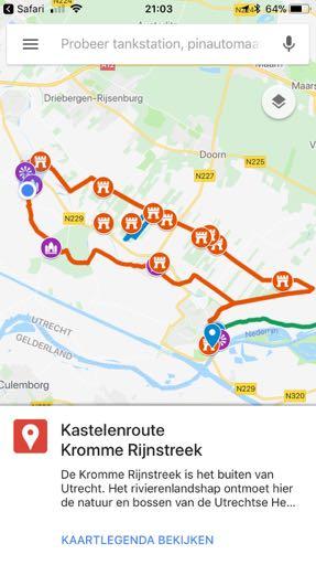 OVERZICHT AFSTAND: 35 KM START EN EINDPUNT: WIJK BIJ DUURSTEDE HOE: FIETS OF AUTO BEWEGWIJZERING: GEEN : EEN AANTAL KASTELEN ZIJN ALLEEN ZICHTBAAR MET DE [BLAUWE] WANDEL- ROUTE OP DE