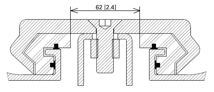 UITNEMEN VAN DE OPENINGEN IN HET LEAK PROOF SUBDECK Ter hoogte van het systeem zullen uit de Leak Proof subdeck profielen delen uitgeslepen moeten worden waar de u-profielen