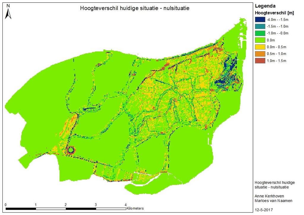 Bijlage 12: Hoogteverschil