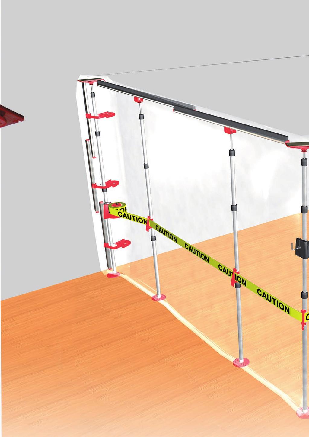 Het ZipWall systeem Snel - Kostenbesparend -