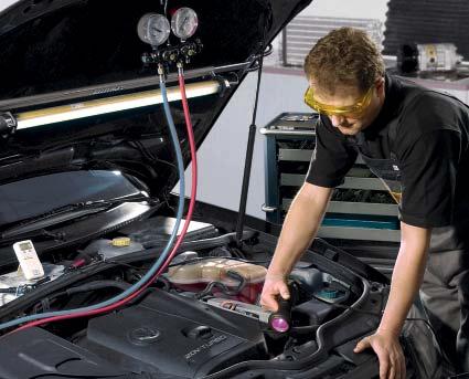 ONDERHOUD EN REPARATIES LEKDETECTIETECHNIEKEN Lekdetectietechnieken Een van de meest voorkomende oorzaken voor functiestoringen van de airconditioning zijn lekkages in het koudemiddelcircuit.