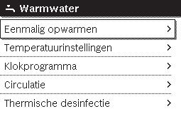 Menu Verw > cv-circuit hernoemen > cv-circuit 1 (of ander cv-circuit) openen. Het teken <C kiezen en bevestigen. Bediening 4 6 720 807 326-33.