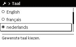 De bedieningseenheid toont de instelling voor de datum. 6 720 807 326-48.1O Als het vakantieprogramma op Zoals zaterdag is ingesteld: Kamertemperatuur tijdelijk wijzigen (automatisch bedrijf).