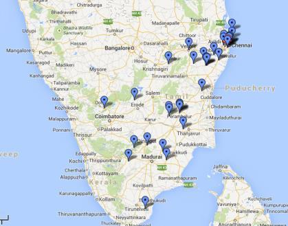 Locatiekaart projecten Nepal Zie ook de kaart op Google Maps