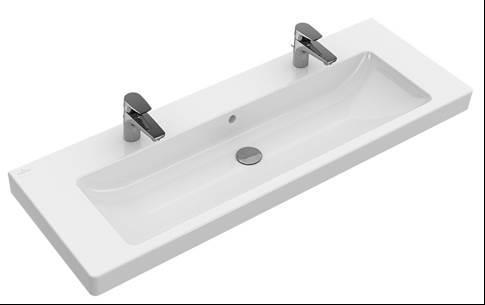 Wastafel (exclusief kraan en sifonkap) V&B SUB2 MEUBELWAST130 2KG MO W Villeroy & Boch Artikelcode leverancier 7176D201 EAN nummer 4047289984429 HGS code 320747 Productgroep Wastafel Materiaal