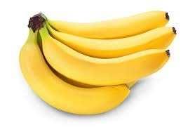 Gemiddelde banaan bevat 2,2 meq K/ inch