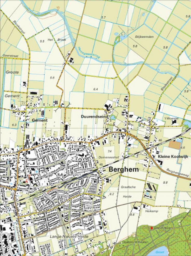 BIJLAGE 1 blad 1 van 1 Onderzoekslocatie Onderdeel : Locatiekaart Schaal : 1:25.