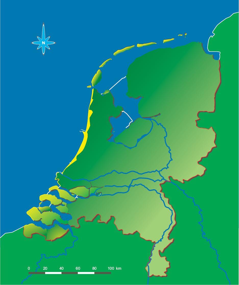 IJsselmeergebied Meestijgen (+1m, +1,5m) en spuien (NUL, I, III) Pompen, peil + 20