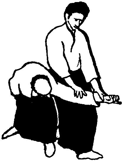 10. Gokyo: "vijfde techniek" Bewegen als ikkyo. Vooral gedacht als afweer tegen mes.