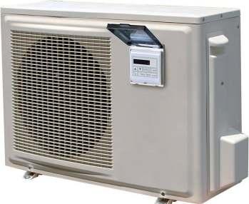 Bij een lucht-water warmtepomp wordt warmte verkregen door het condenseren en verdampen van een speciaal gas in een gesloten systeem.