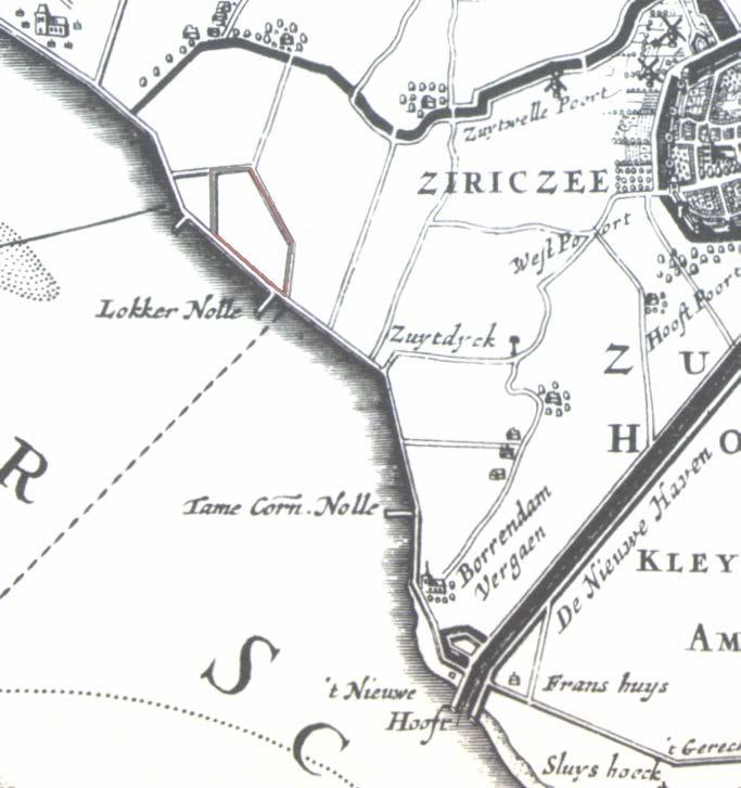Deze weg wordt weergegeven op de kaarten van Nicolaas Visscher uit 1655 en 1658, op de kaart van de gebroeders Hattinga uit 1752, het Kadastraal Minuutplan uit 1811-1832 en op de kaart van Kuyper uit