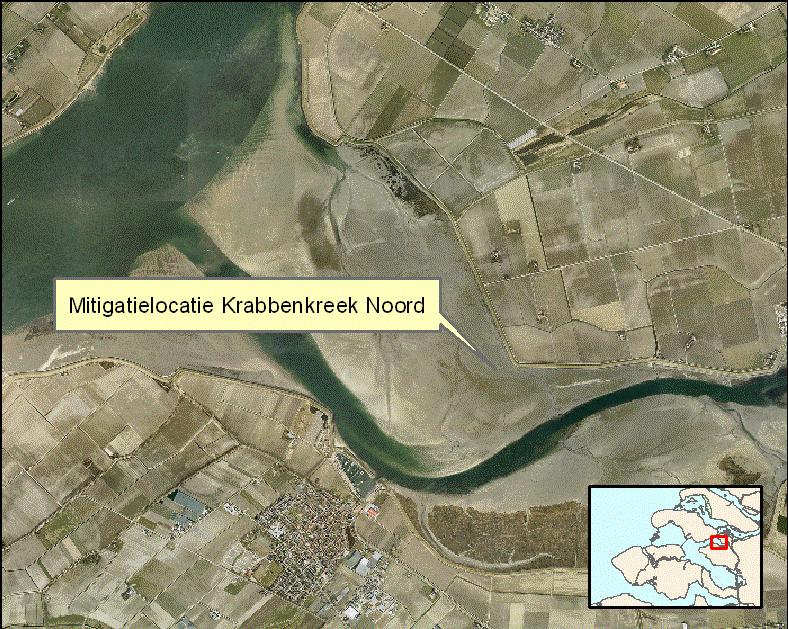 Kaart 6 Mitigatielocatie Krabbenkreek Noord. 2.3 