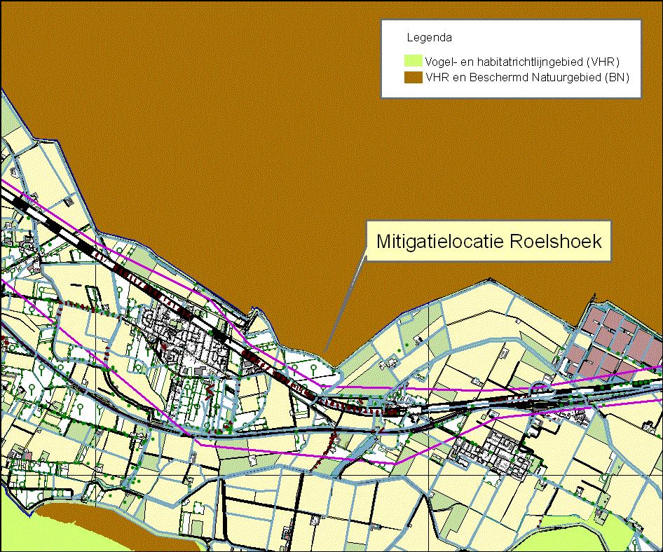 Figuur 9 Begrenzing Natura 2000 gebied Oosterschelde en