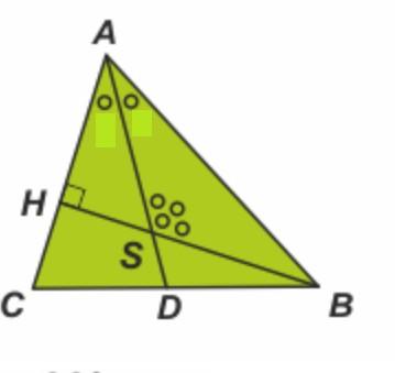 Verder is AD bissectrice (deellijn) van hoek CAB en ADC = 105. Noem de grootte van CAD: x. Stel een vergelijking op voor x en bereken daarmee CAB. Hint 4.