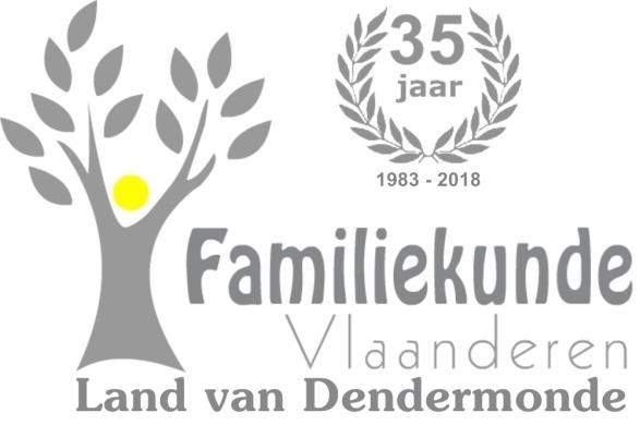 Familiekunde in het Land van Dendermonde Familiekunde Dendermonde startte in 1983 en richt zich tot allen, die in en rond Dendermonde, actief met genealogie bezig zijn.