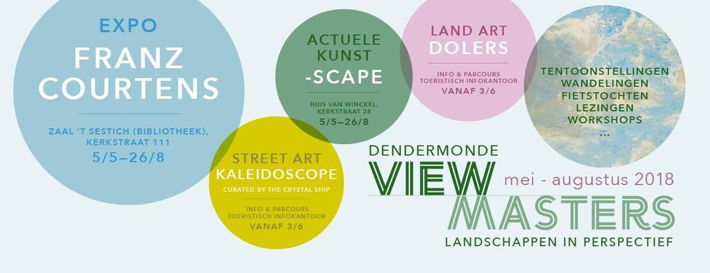 VIEWMASTERS Franz Courtens en zijn landschappen ViewMasters Landschappen in perspectief Een vierluik rondom het landschap in de kunst en het (stedelijk) landschap als drager, materiaal en onderwerp