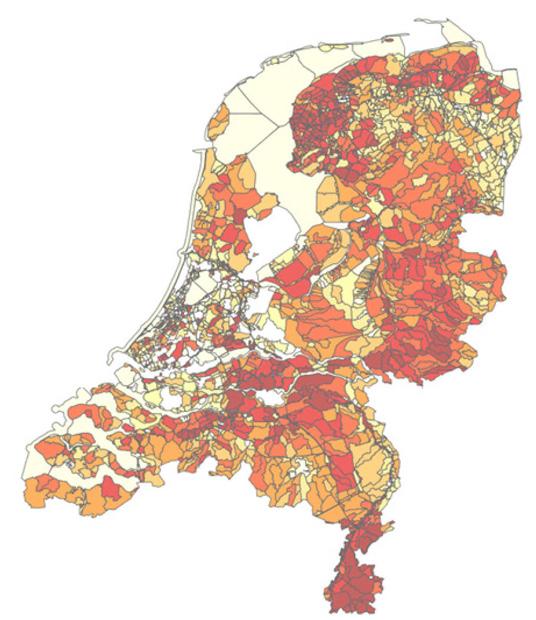 28 Wageningen Environmental Research Rapport 2763 Figuur 5 Links: Kopie van de emissiekaart van terbuthylazin, zoals