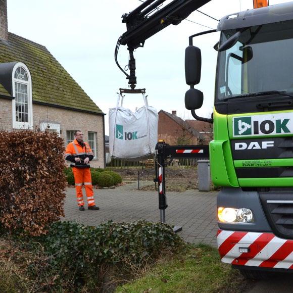 Opschaling asbestafbouw Projectaanvraag IOK Afvalbeheer Inzamelwijze Bronophaling voor kleine hoeveelheden met plaatzakken en 1m³ zakken (max.