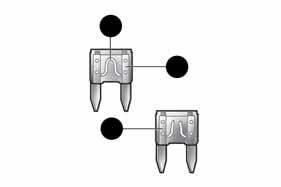 ZEKERINGEN VERVANGEN ALGEMENE INFORMATIE Het elektrische systeem wordt door zekeringen beveiligd: de zekering brandt door bij een storing of bij oneigenlijk gebruik van het systeem.