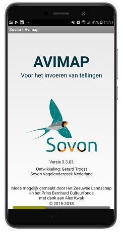 Snel van start Tellingen voor LiveAtlas kun je het best via de app Avimap invoeren, maar het kan ook via het online portaal.