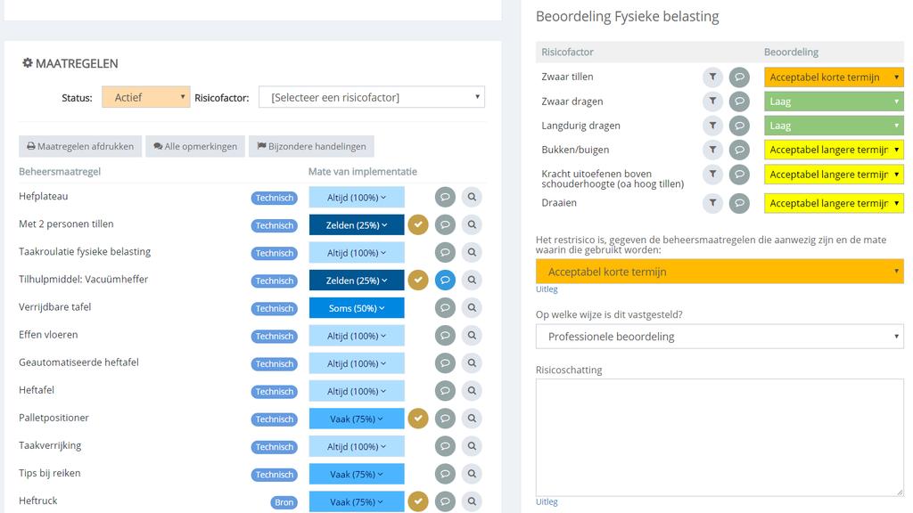 Belang gedrag / implementatie - Focus op