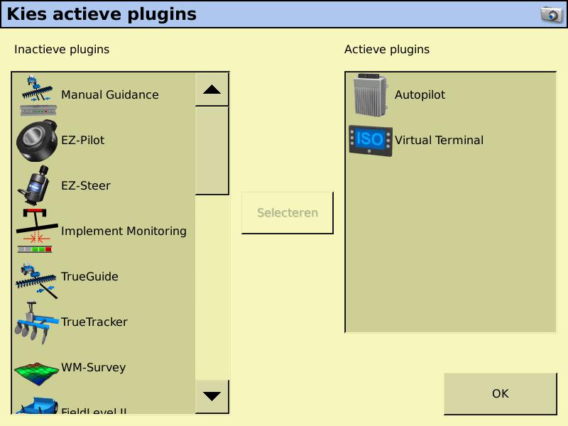 4. Virtual Terminal staat nu onder de actieve plugins. 5.