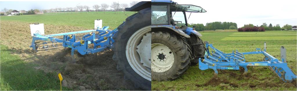 BodemBreed NKB en biolandbouw Nederland snede gras / maïs => Bij NKB: zode intensief verkleinen en inwerken, vroeg in voorjaar => Meer brandstof, arbeidsuren, risico op verdichting en verslemping