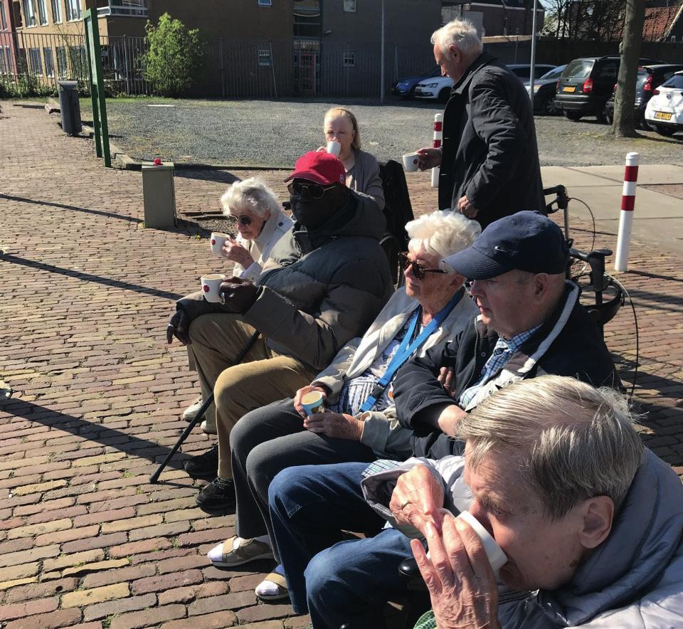 markt (wandelen) Boodschappen doen voor