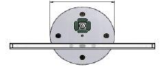 Round Salida Basic Round (in mm) Inbouw uitvoering Onderaanzicht inbouw Ø 115,0 Opbouw uitvoering Onderaanzicht opbouw 122,0 122,0 160,0 250,0 Ø 115,0 193,0 195,0 151,0 18,0 Schematische voorstelling